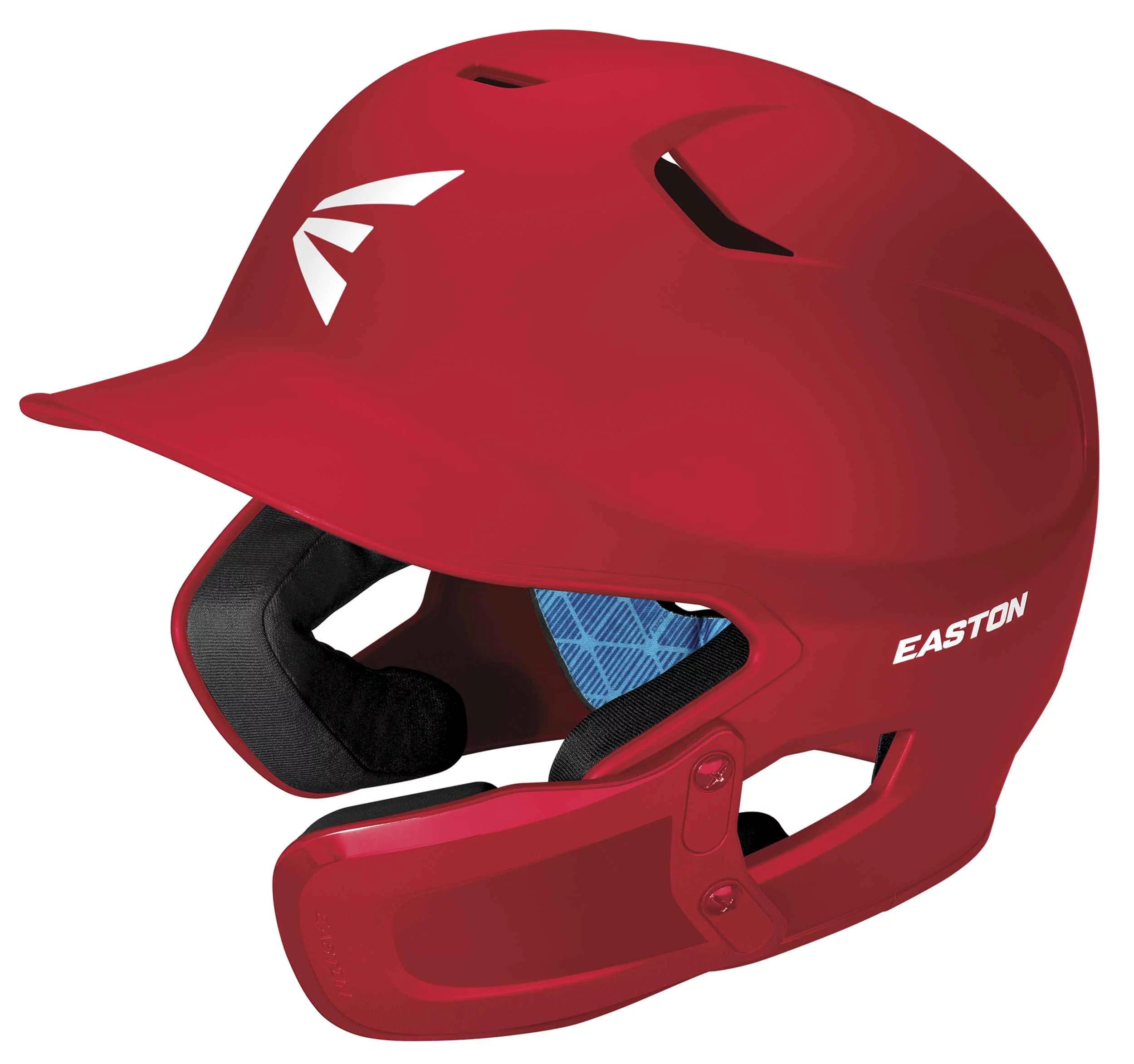 Easton Z5 2.0 Matte Solid Batting Helmet with Universal Jaw Guard - Junior | Matte Red | Junior