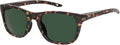 Under Armour Ua Raid Rectangular Sunglasses Shiny Havana 55 Millimeters