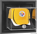 Pittsburgh Steelers Black Framed Wall-Mountable Cap Logo Display Case