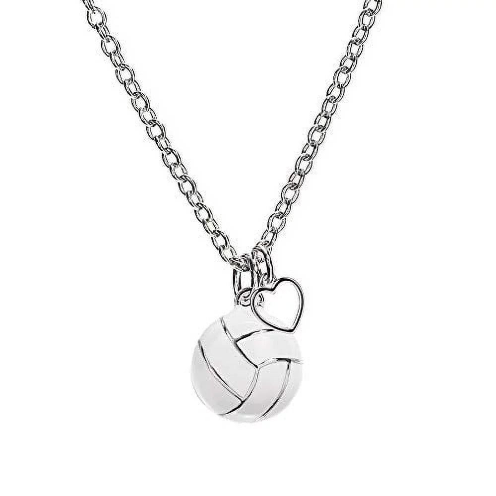 GIMMEDAT Volleyball Enamel Necklace Jewelry