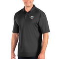 Men's Antigua Charcoal Miami Dolphins Tribute Big & Tall Polo