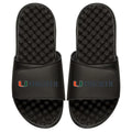 Youth ISlide Black Miami Hurricanes Wordmark Slide Sandals