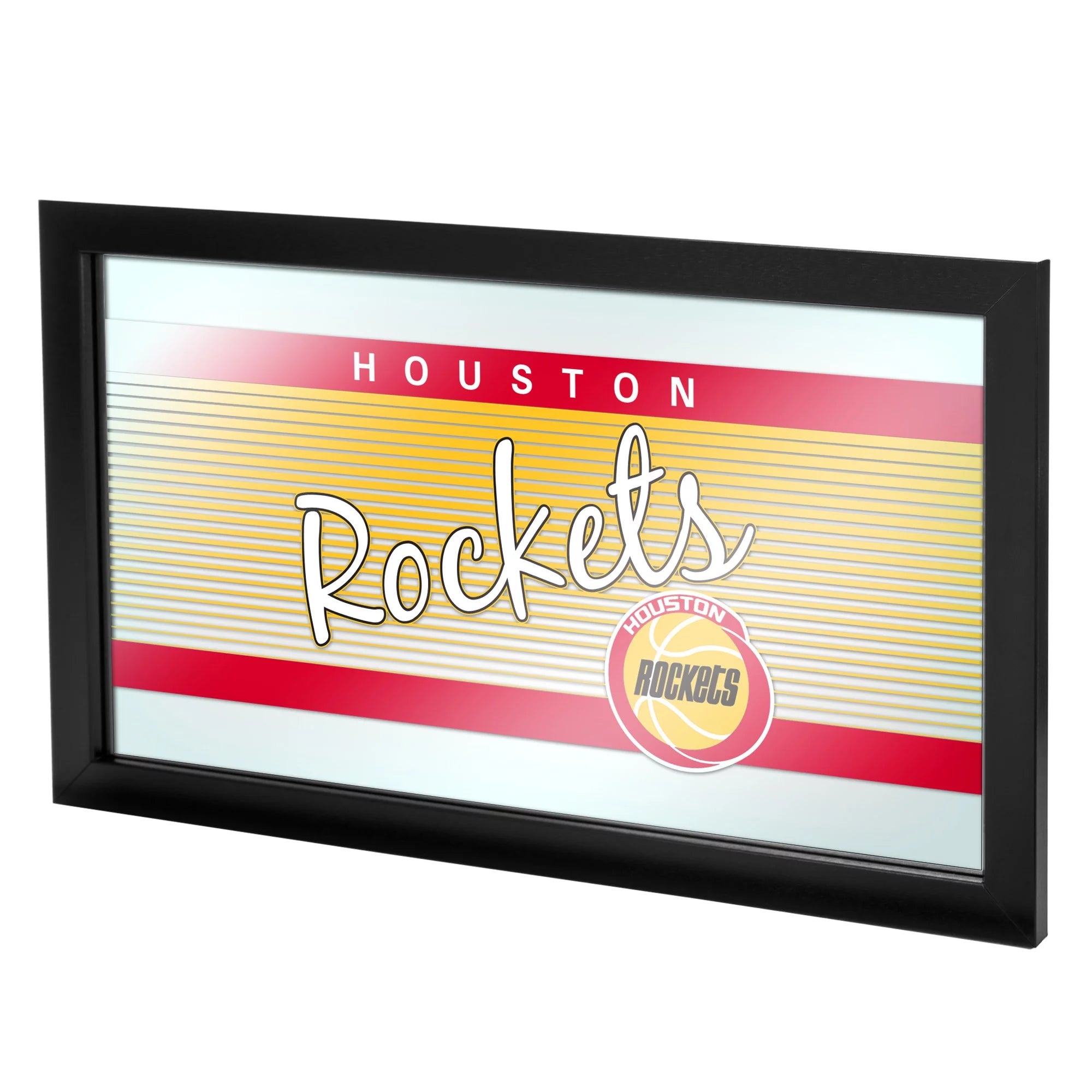 Houston Rockets Hardwood Classics NBA Framed Logo Mirror