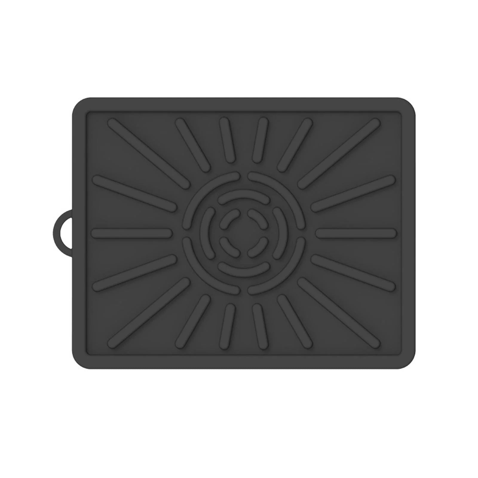Gazechimp Silicone Griddle Mat Grill BBQ Utensil Holder for Grilling Accessories Black