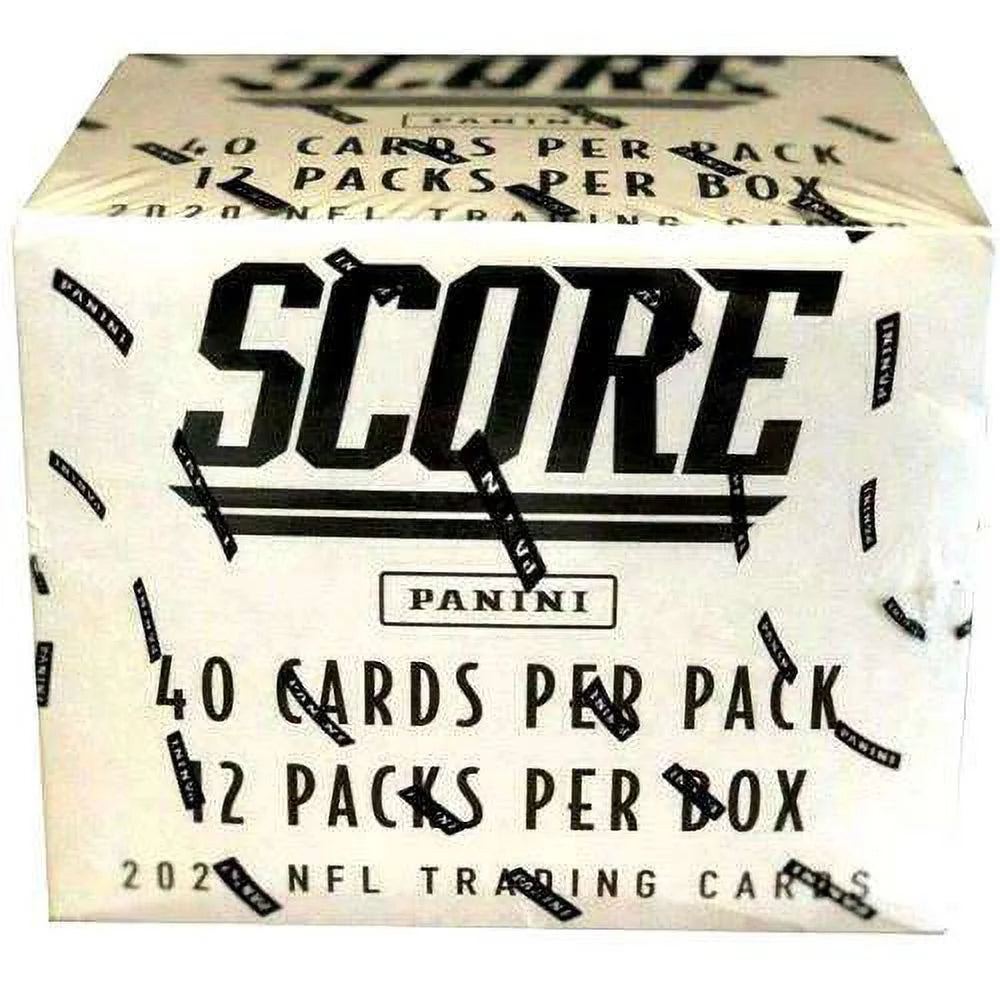 NFL 2021 Score Football Trading Card CELLO Box (12 Packs)