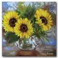 Courtside Market WEB-FF995-24x24 24 x 24 in. Sunflowers V Gallery-Wrapped Canvas Wall Art