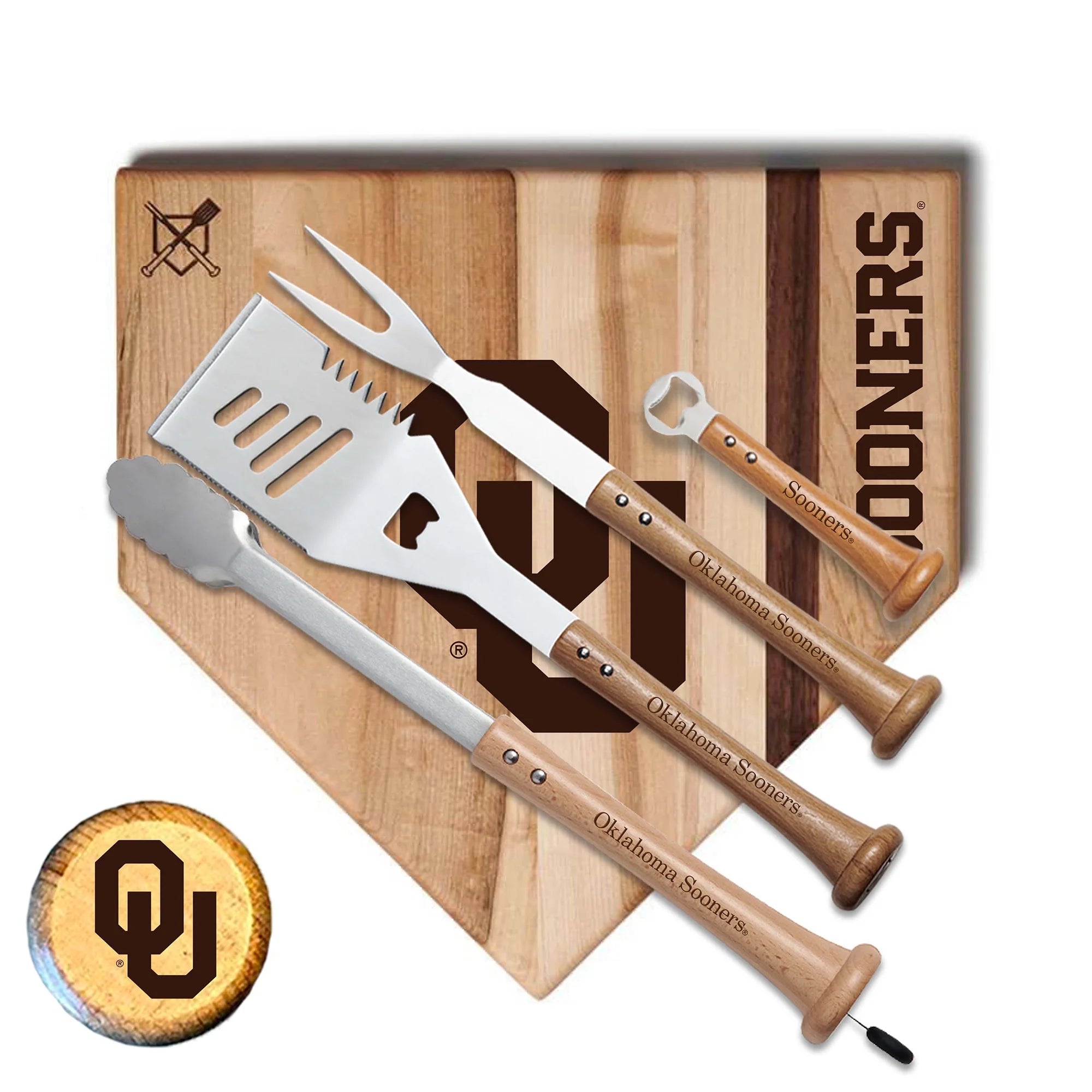 Baseball BBQ  Oklahoma Sooners 17 Grand Slam Combo Set