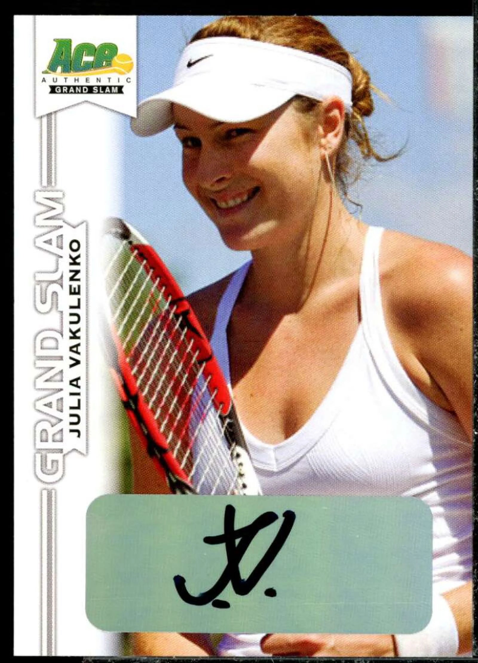 Julia Vakulenko Card 2013 Ace Authentic Grand Slam #BAJV1