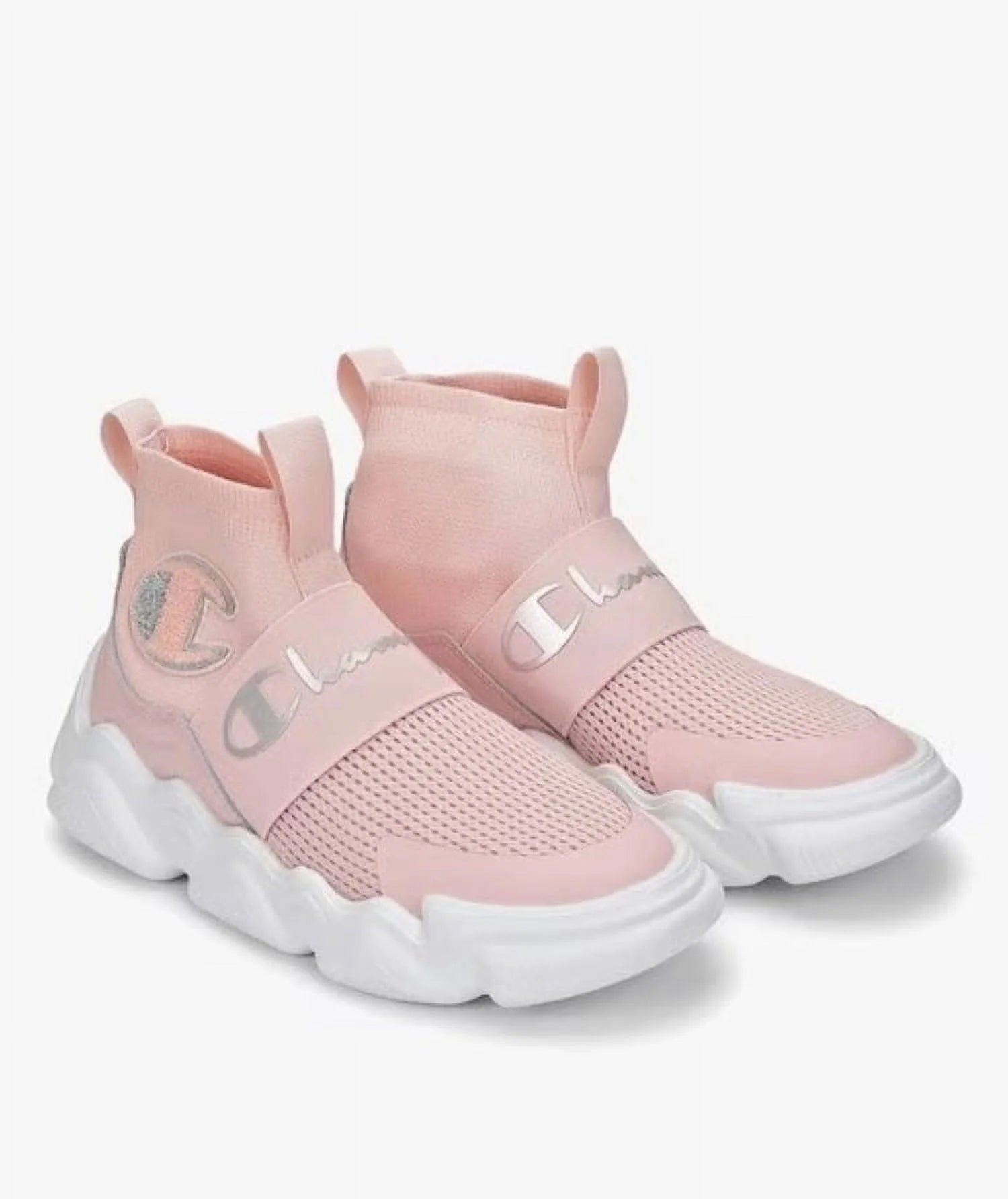 Champion YOUTH Meloso Rally Pro Sneakers Primer Pink White CP102403Y Sz 3Y