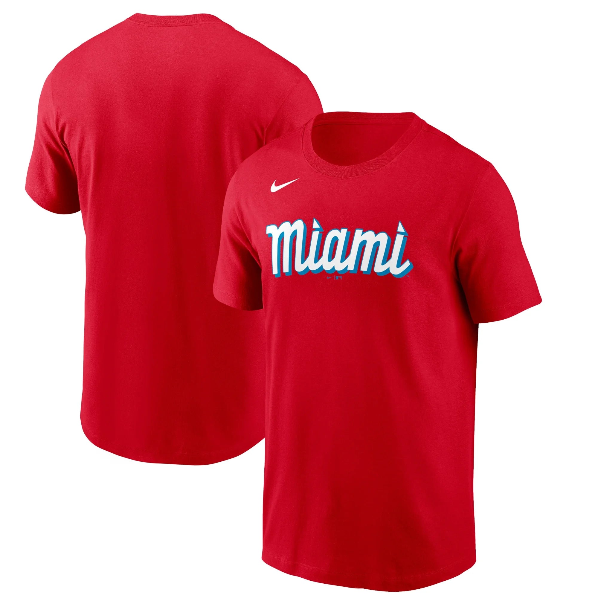 Men's Nike Miami Marlins City Connect Wordmark T-Shirt
