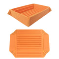 Camping Plates and Bowls - Foldable Silicone&nbsp;Collapsible Camping Bowls with Lids Collapsible Tableware Folding bowl for Camping,Parties, Dining, Hiking