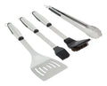 Grill Mark  Stainless Steel  Black/Silver  Grill Tool Set  4 pc.