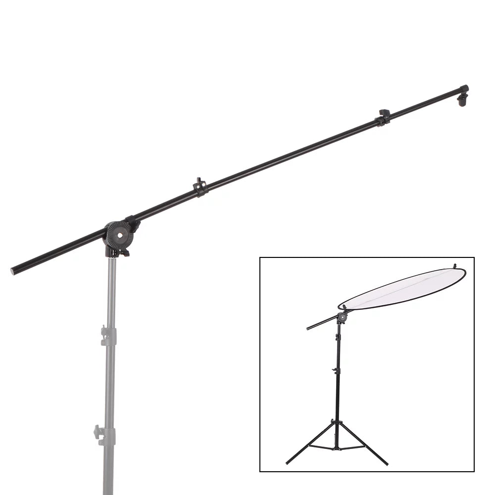 Pretfy fixed mount,Stand Boom Arm Diffuser Stand Boom Withclip Swivel Head Arm Support Withclip Support Withclip Swivel Studio Diffuser Stand Head Clamp Rest With Clip Huiop Clip Head