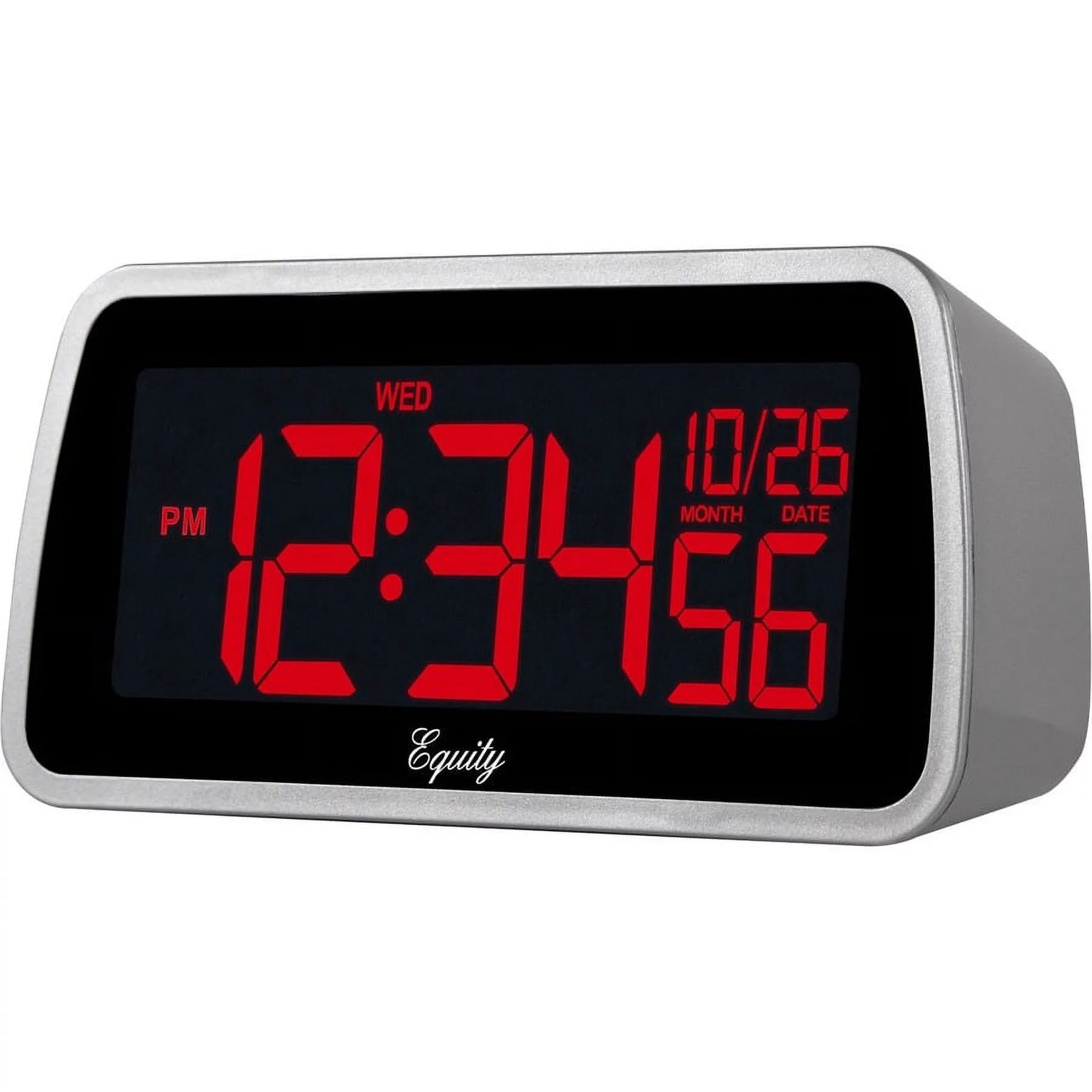 Equity 30451 Color-Changing LCD Alarm Clock