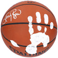 Larry Bird Boston Celtics Autographed Spalding Official Game Basketball with White Acrylic Hand Print - Fanatics Authentic Certified