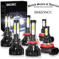 BMZONCC For Honda CR-V CRV 2015 2016 2017-2018 Headlights 9005 HB3 LED High Beam and H11 Low Beam and H11 Fog light Bulbs,6pcs