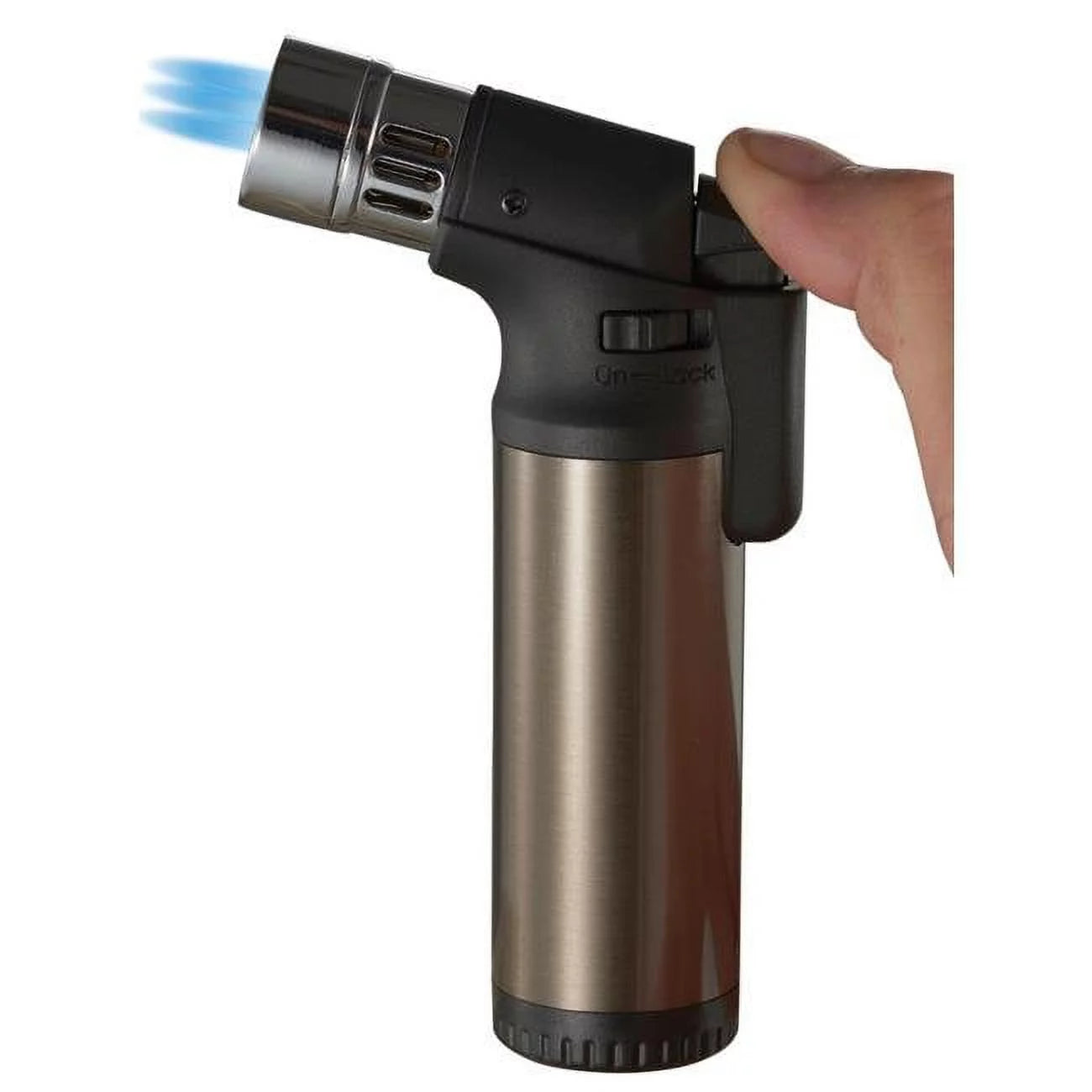 Visol VLR402402 Ares Quad Flame Torch Lighter - Gunmetal