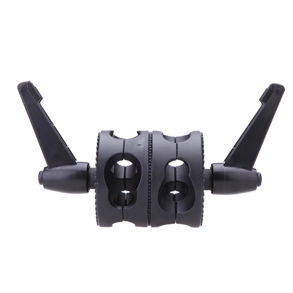Anself Dual Swiveling Grip Head Angle Clamp for Photo Studio Boom Arm Reflector Holder Stand