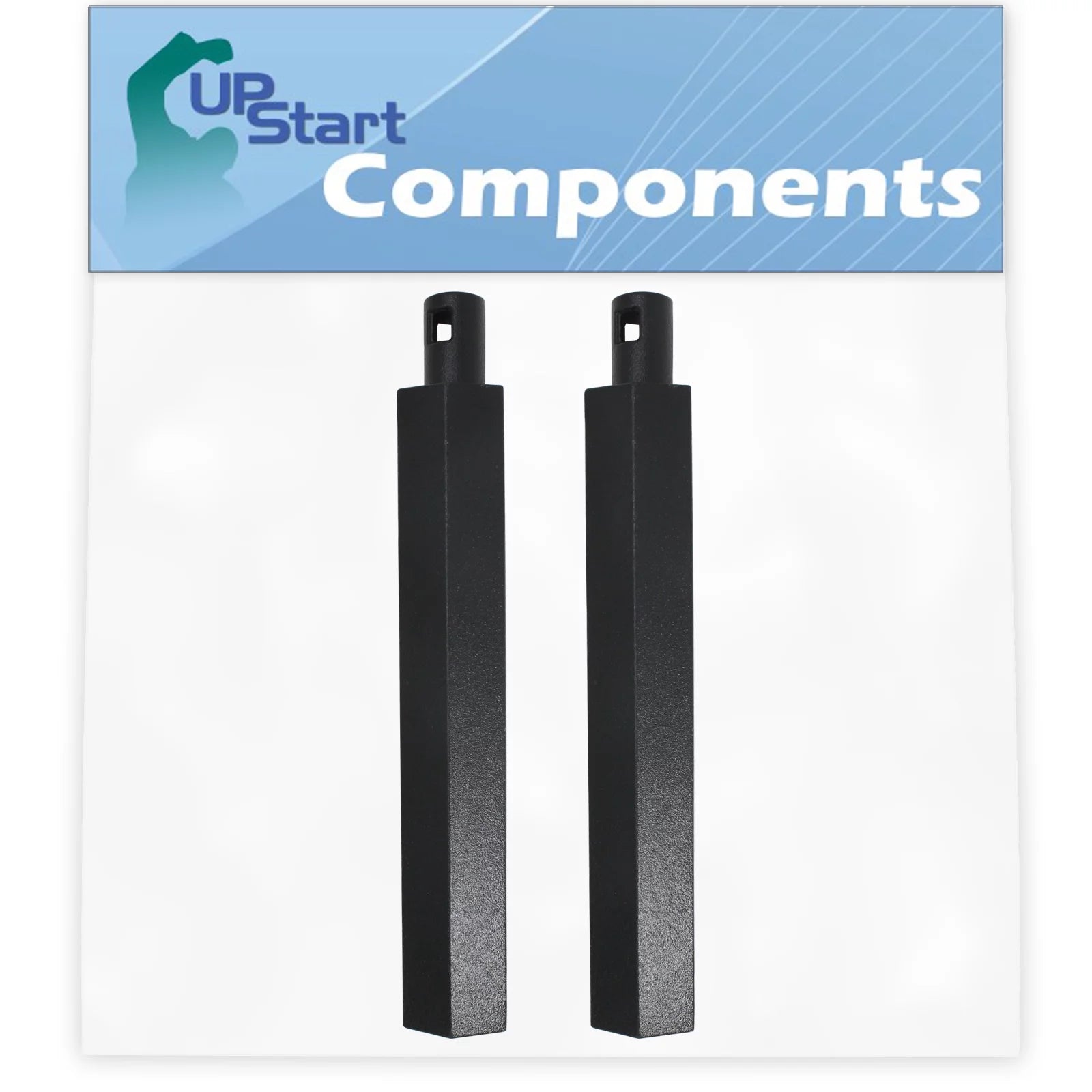 2-Pack BBQ Gas Grill Tube Burner Replacement Parts for The Source Professional 720-0274 - Compatible Barbeque 16 Cast Iron Pipe Burners