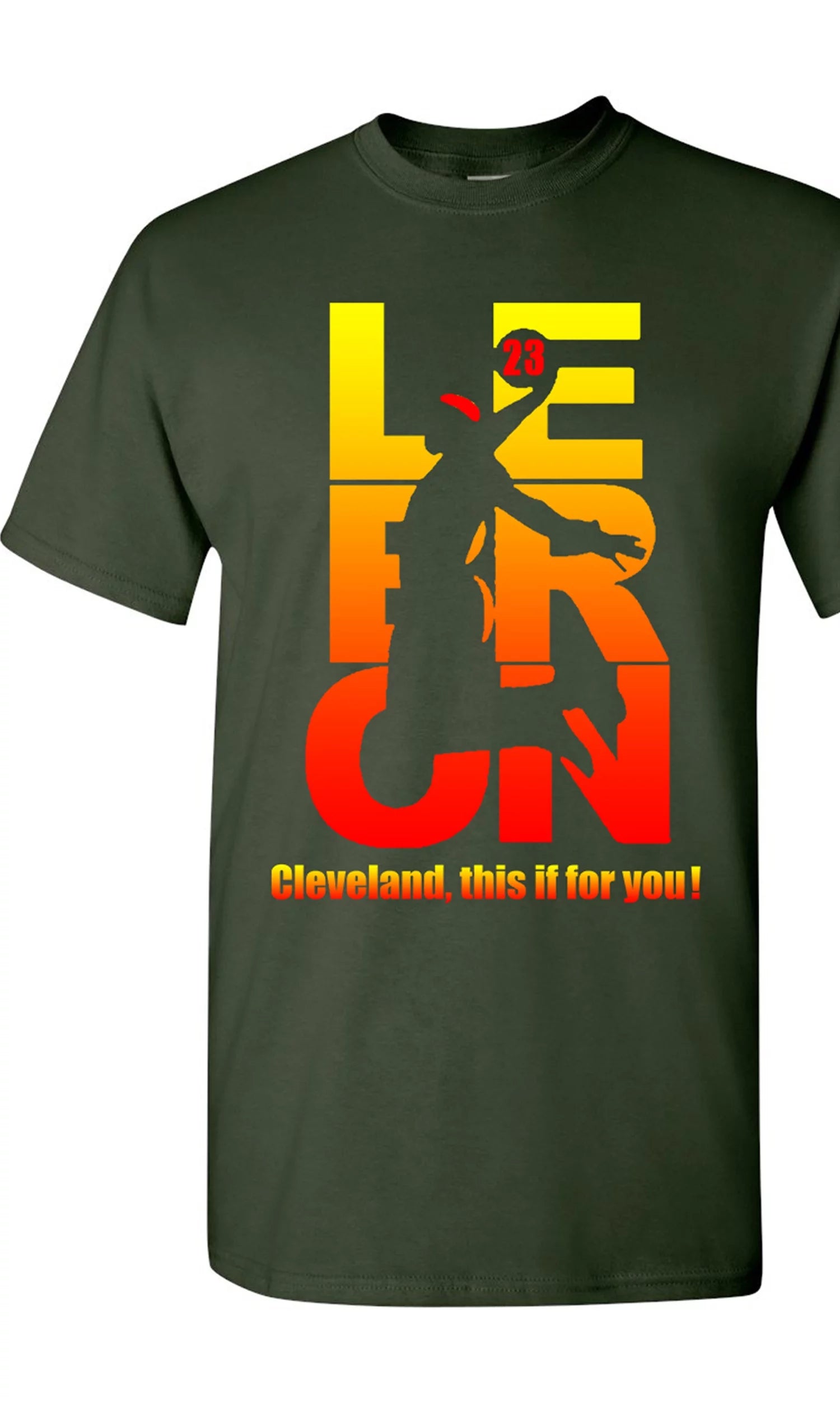 New This Is For You Lebron 23 Cleveland Sports Basketball DT Adult T-Shirt Tee