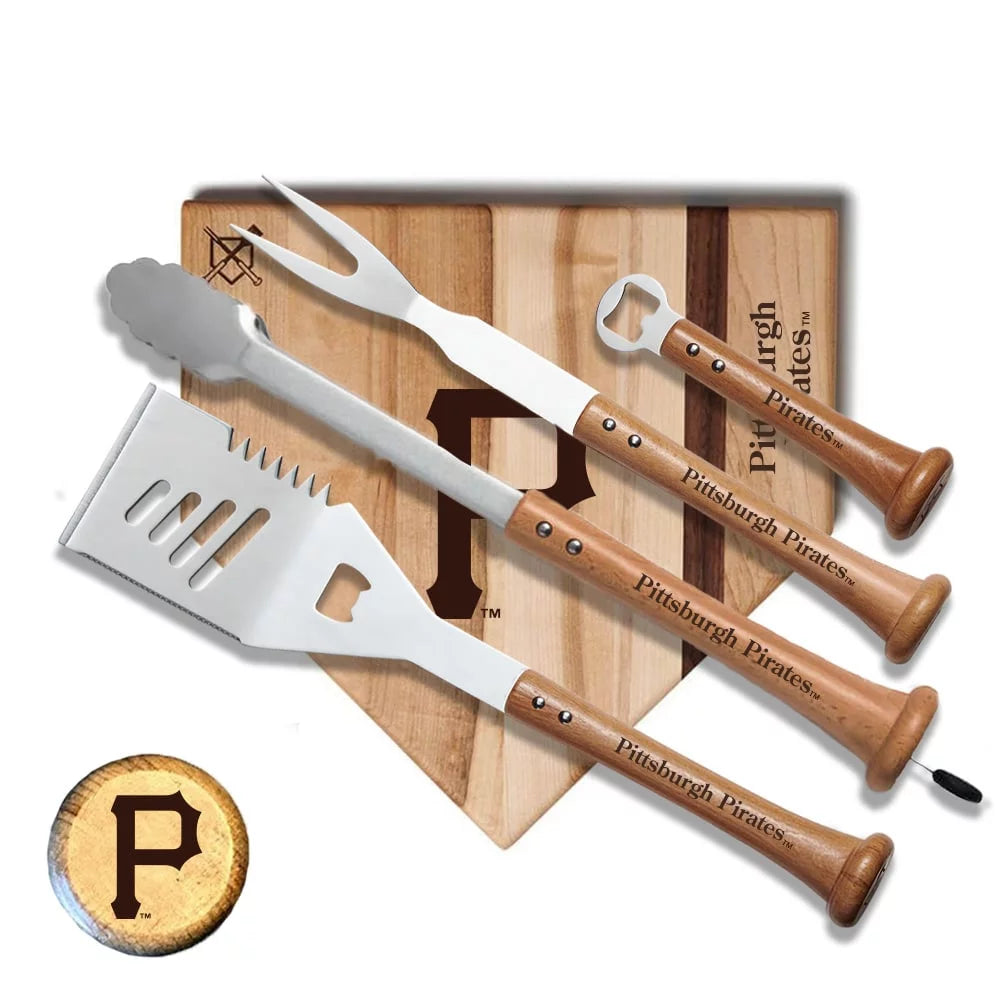 Baseball BBQ Pittsburgh Pirates 17'' Grand Slam Combo Set
