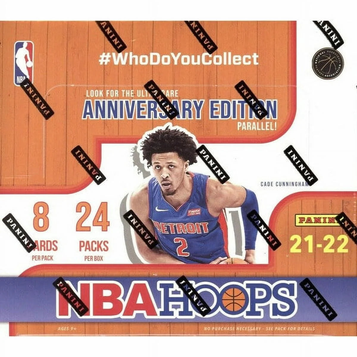 2021-22 NBA Hoops Panini Basketball Trading Card Retail Box (Factory Sealed)
