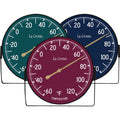 6PACK La Crosse Technology 5 In. Assorted Color Dial Thermometer with Bracket - Navy, Green, Berry