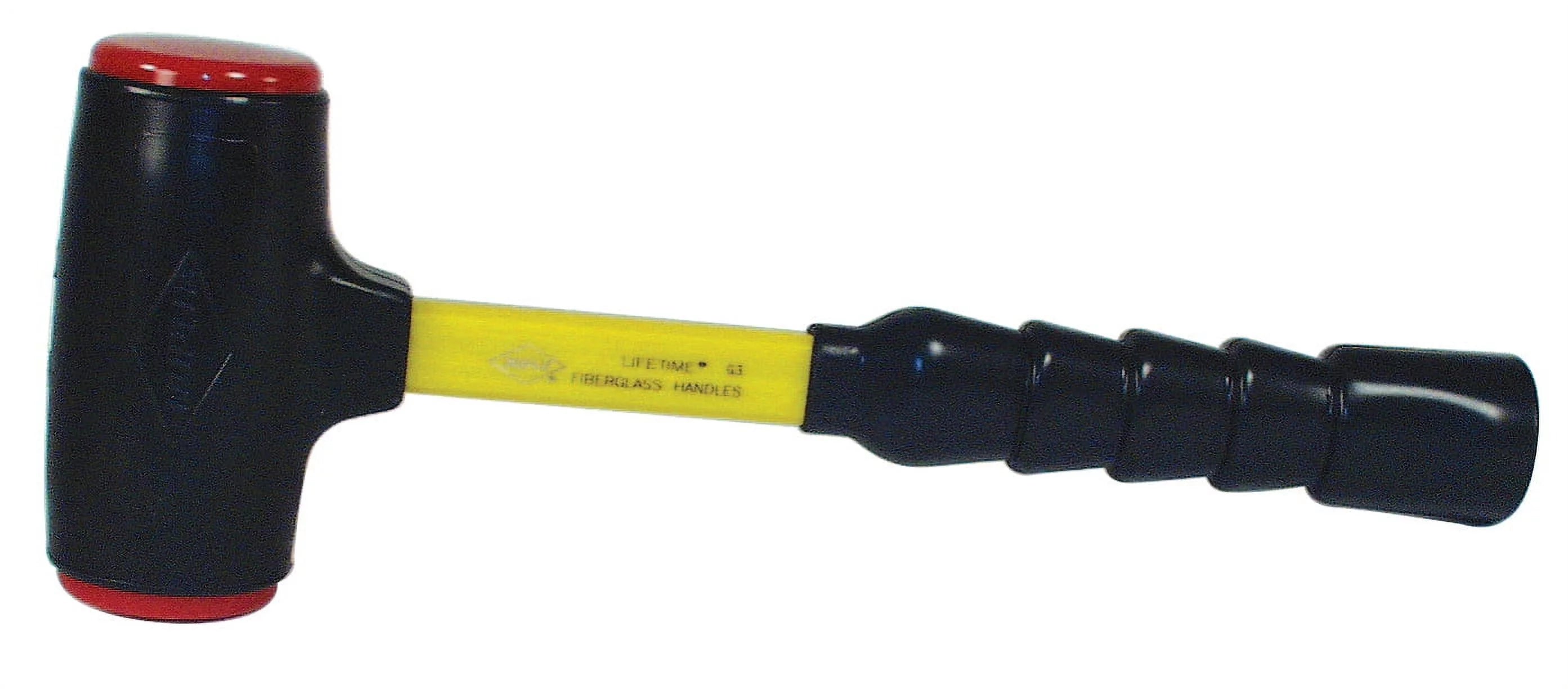 Nupla Extreme Power Drive Dead-Blow Hammers, 4 lb Head, 15 1/2 in Handle, Yellow