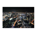 Trademark Fine Art 'Osaka Night View' Canvas Art by Hiroaki Koga