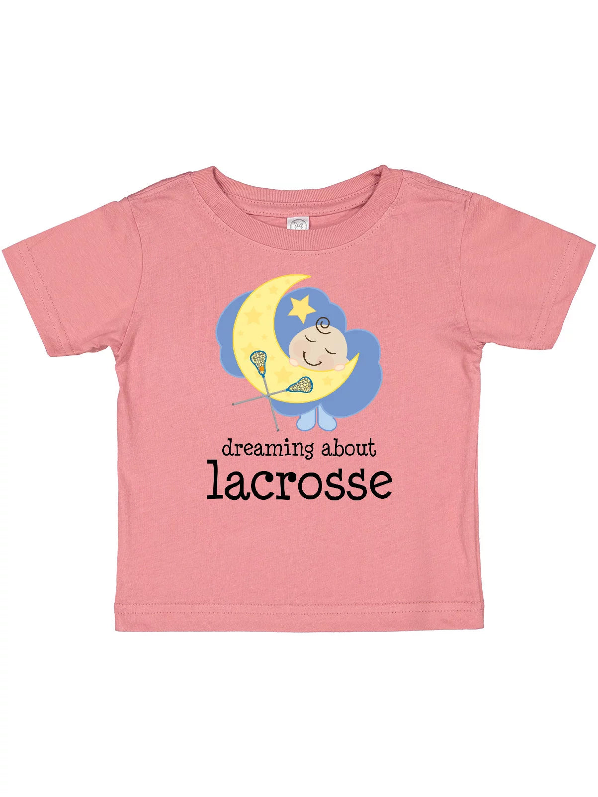 Inktastic Lacrosse Baby Dream About Boys or Girls Baby T-Shirt