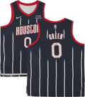 Jalen Green Houston Rockets Autographed Navy 2021-2022 Mixtape Swingman Jersey with Light The Fuse Inscription - Fanatics Authentic Certified