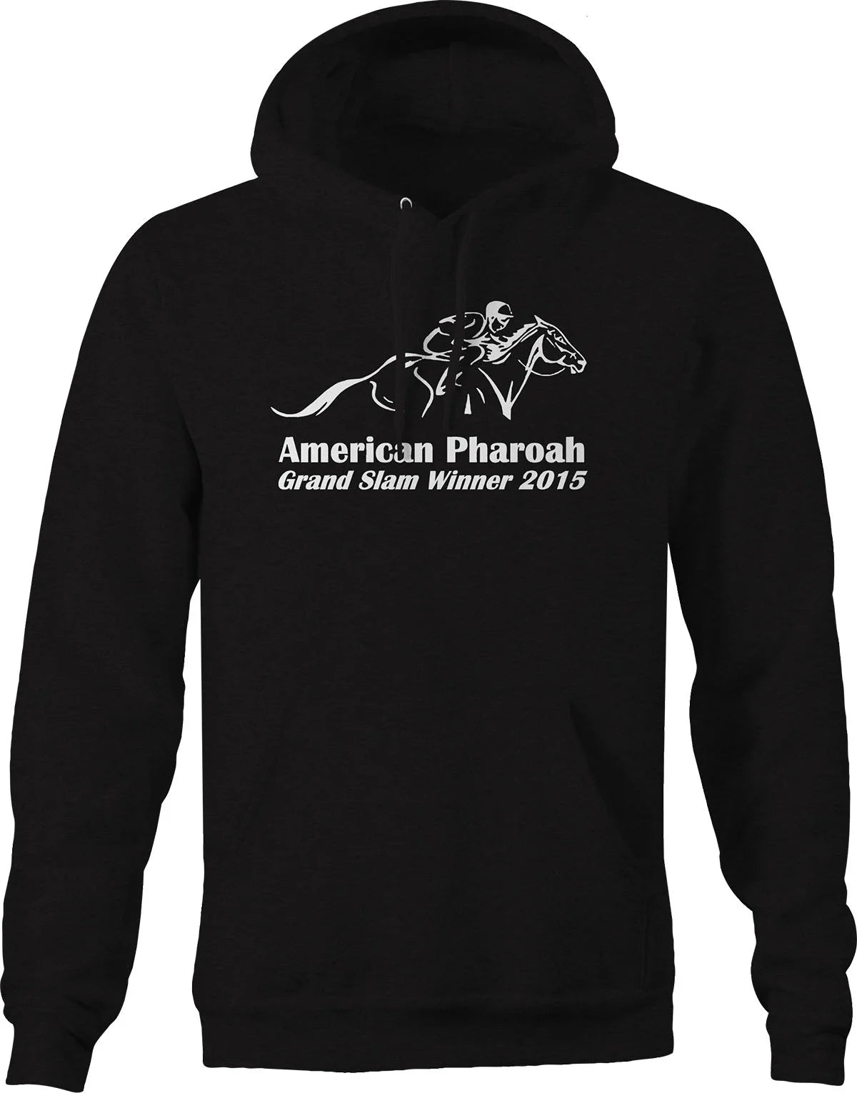 American Pharaoh Grand Slam Horse Racing Winner Sweatshirt for Men Small Black