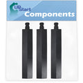 3-Pack BBQ Gas Grill Tube Burner Replacement Parts for Nexgrill 720-0104 - Compatible Barbeque Cast Iron Pipe Burners 15 3/4
