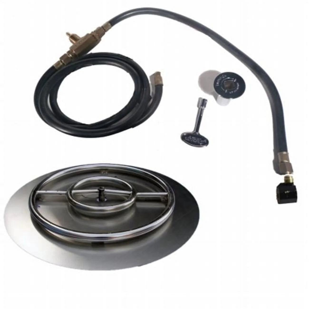 30 in. Stainless Steel Pan-Ring Kit - Liquid Propane