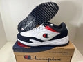 CHAMPION RETRO LOW SNEAKERS TRAINERS SPORTS MEN SHOES WHITE/NAVY/RED SIZE 10 NEW