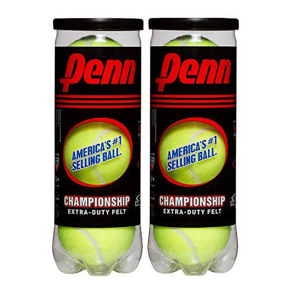 Penn Championship Tennis Balls - Extra Duty Felt Pressurized Tennis Balls