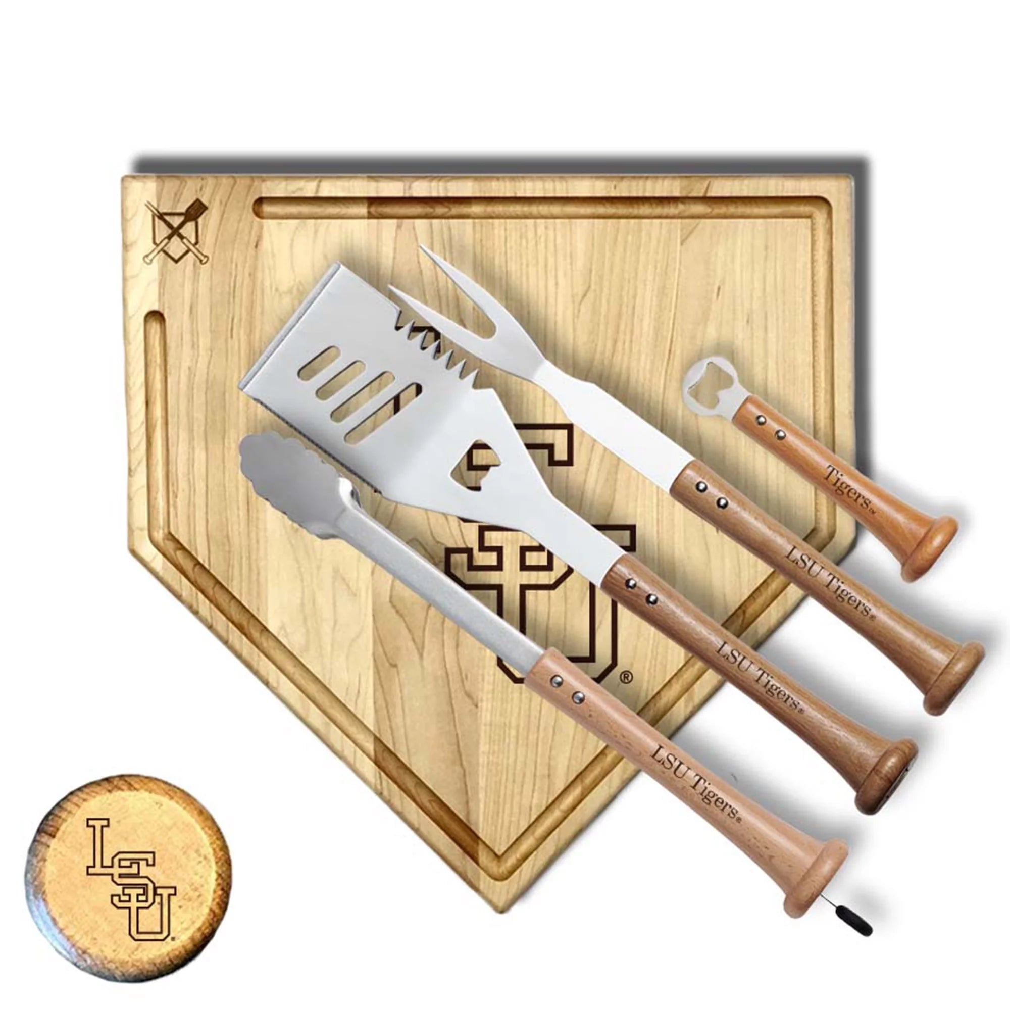 Baseball BBQ  LSU Tigers 17 Trough Grand Slam Combo Set