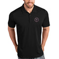 Men's Antigua Black Inter Miami CF Tribute Polo
