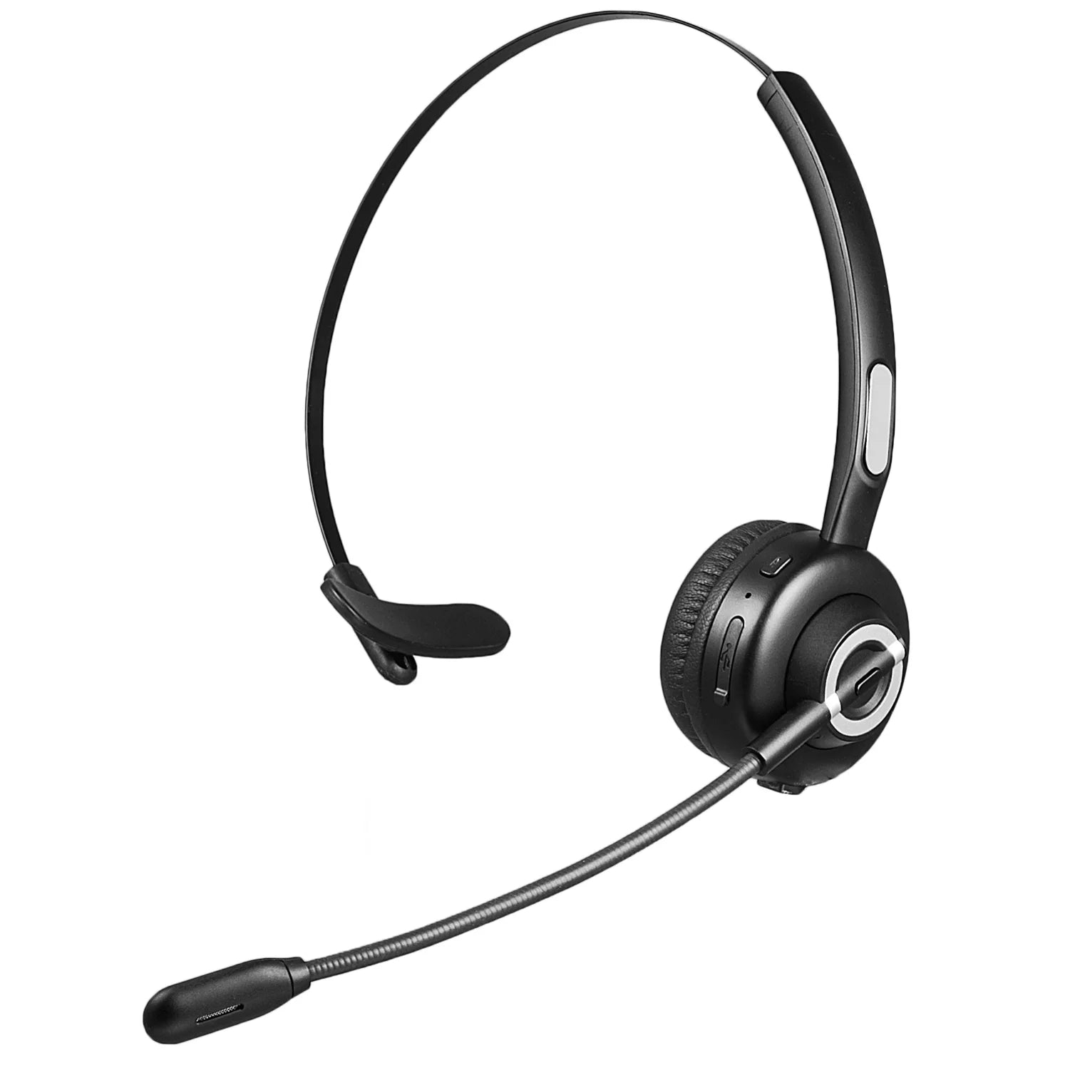 For iPad 10.2 (7th/8th/9th Gen) - Wireless Headphone Boom Mic Headset Hands-free Earphone Over-the-Head