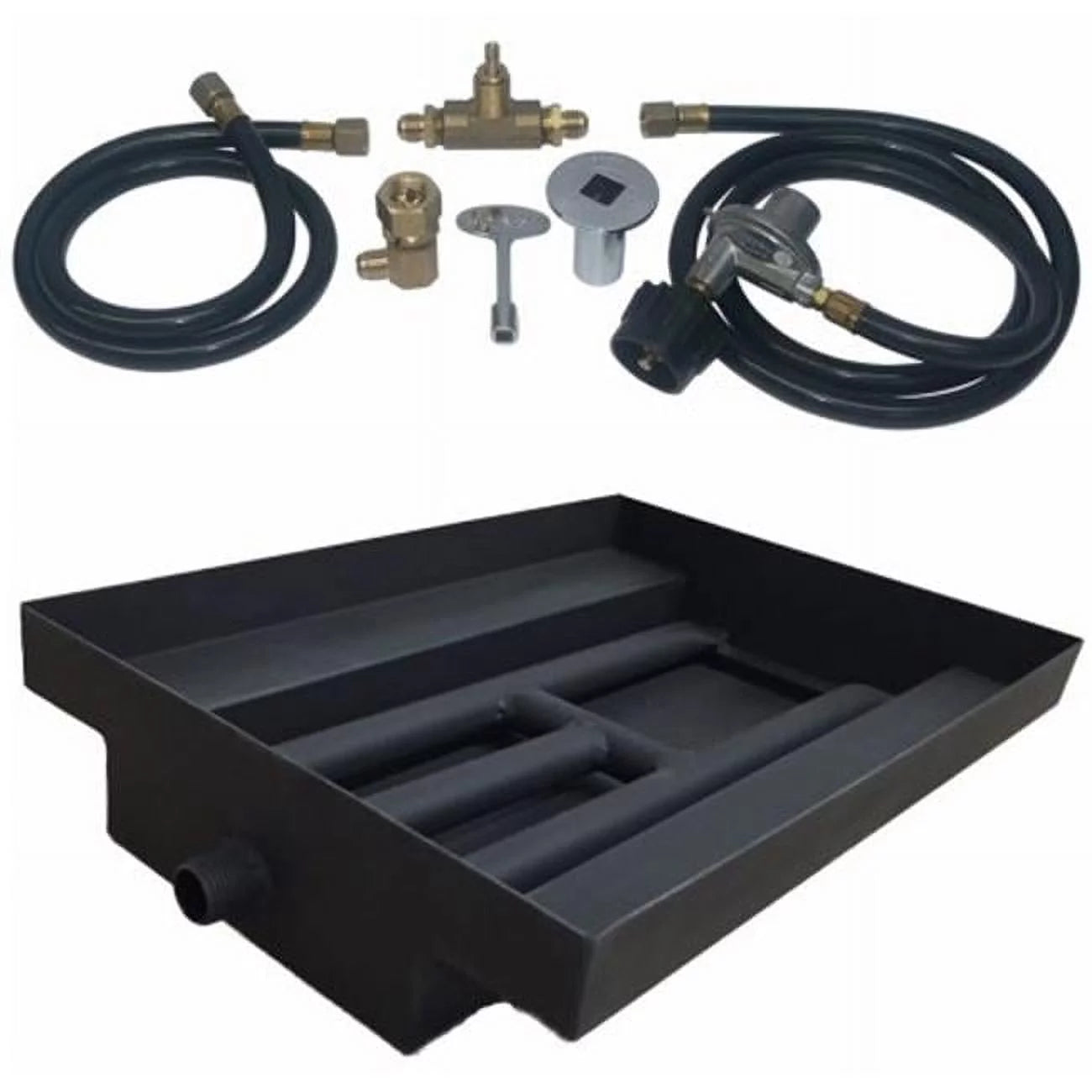 Tretco  15 in. 14GA Powder Coated Burner Island Kit - Liquid Propane