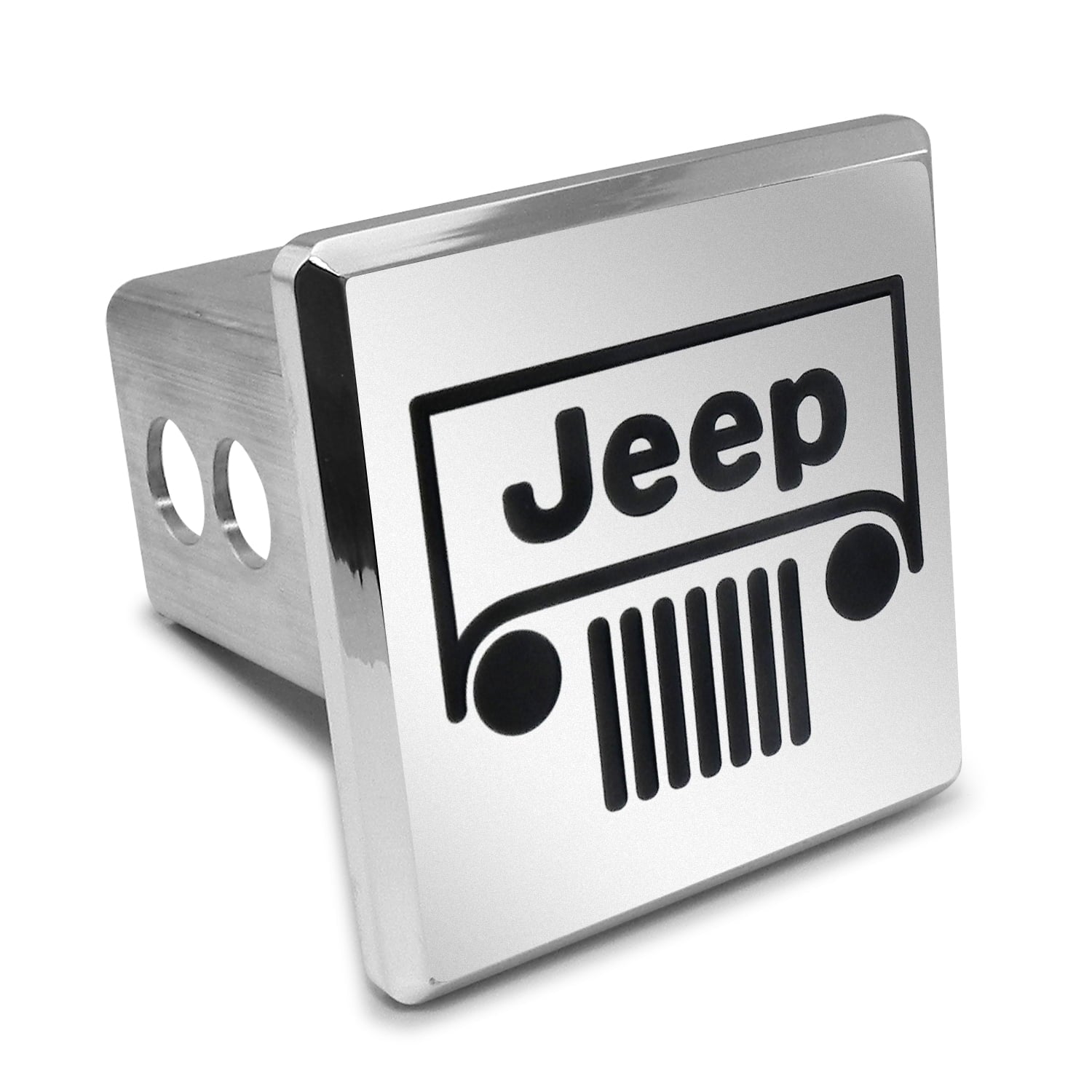 Jeep Grill Billet Aluminum 2 Inch Tow Hitch Cover