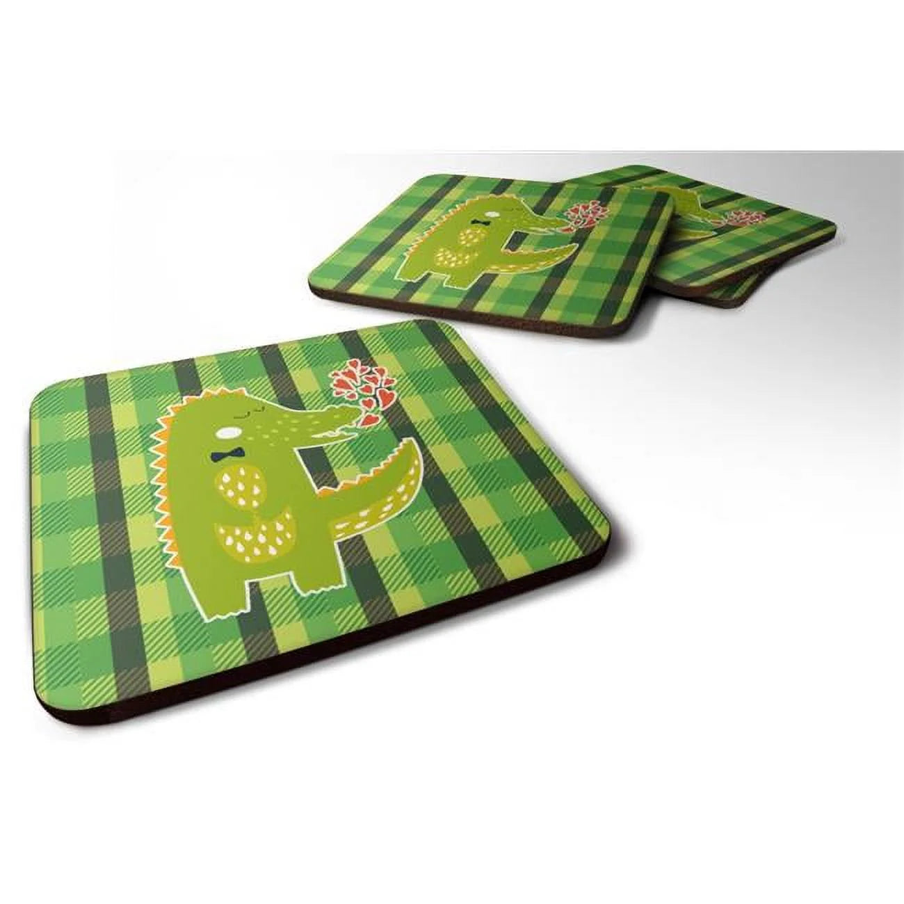 Alligator Love Foam Coasters - Set of 4