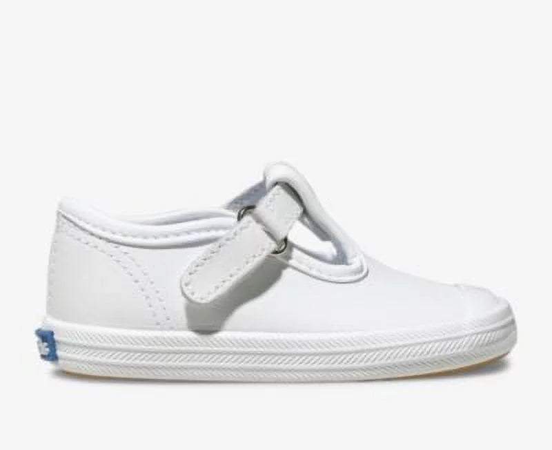 Keds Champion Toe Cap T-Strap Sneaker Little Kid White Leather