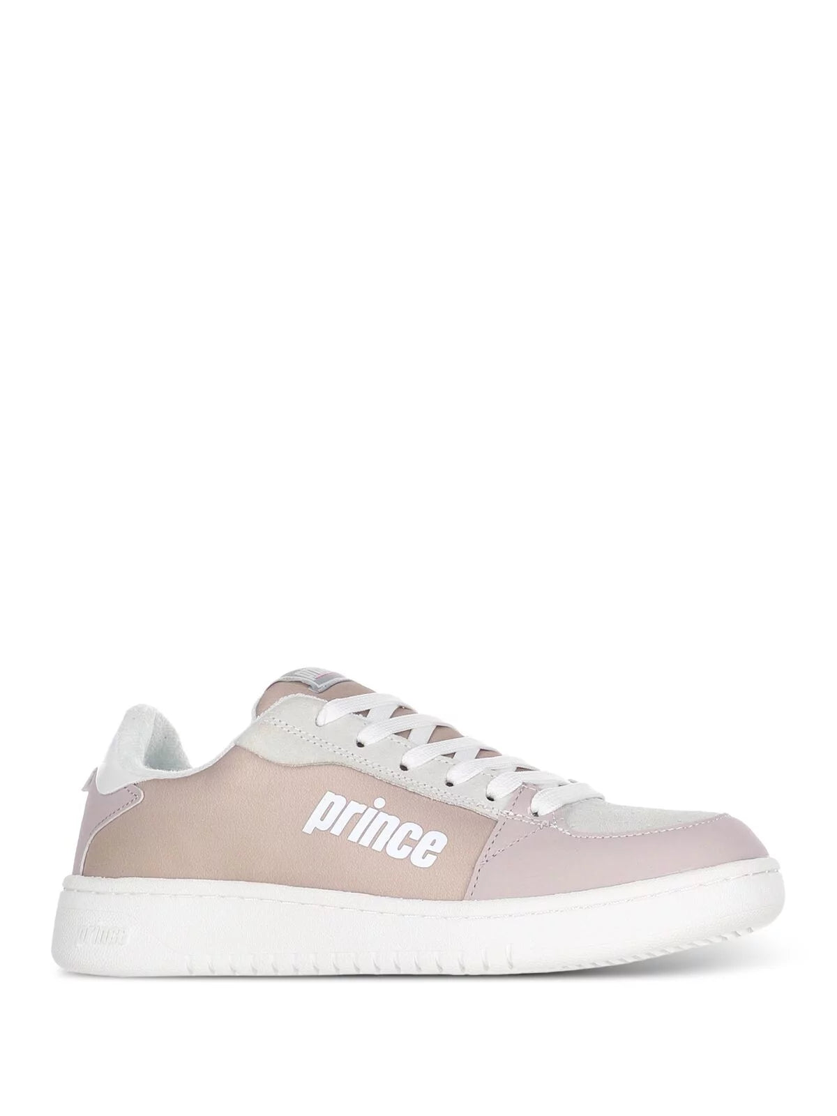 PRINCE Womens Pink Antimicrobial Logo Comfort Breathable Removable Insole Vintage Cup Benjo Round Toe Platform Lace-Up Leather Athletic Sneakers Shoes 9-9.5
