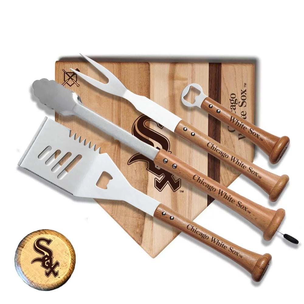 Baseball BBQ Chicago White Sox 12'' Grand Slam Combo Set
