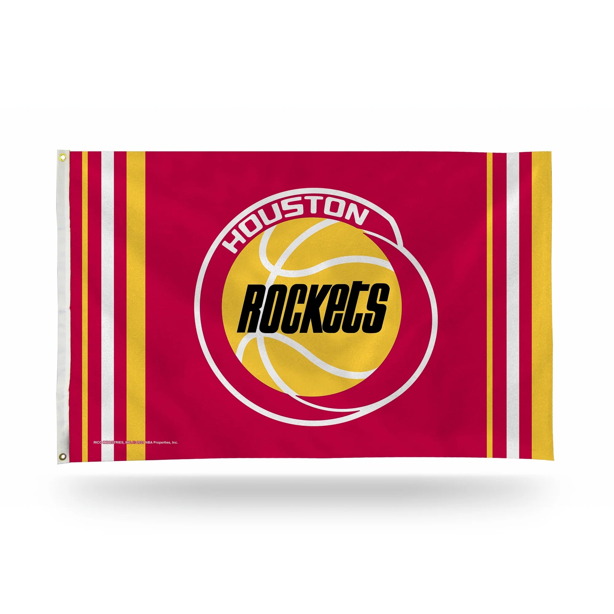 Houston Rockets Flag Banner 3x5 Retro Design Premium with Metal Grommets Outdoor House Basketball