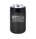 Can and Bottle Cooler Insulator Stainless Steel Double Wall Vacuum Insulated Beverage Drink Holder Grunge American Flag
