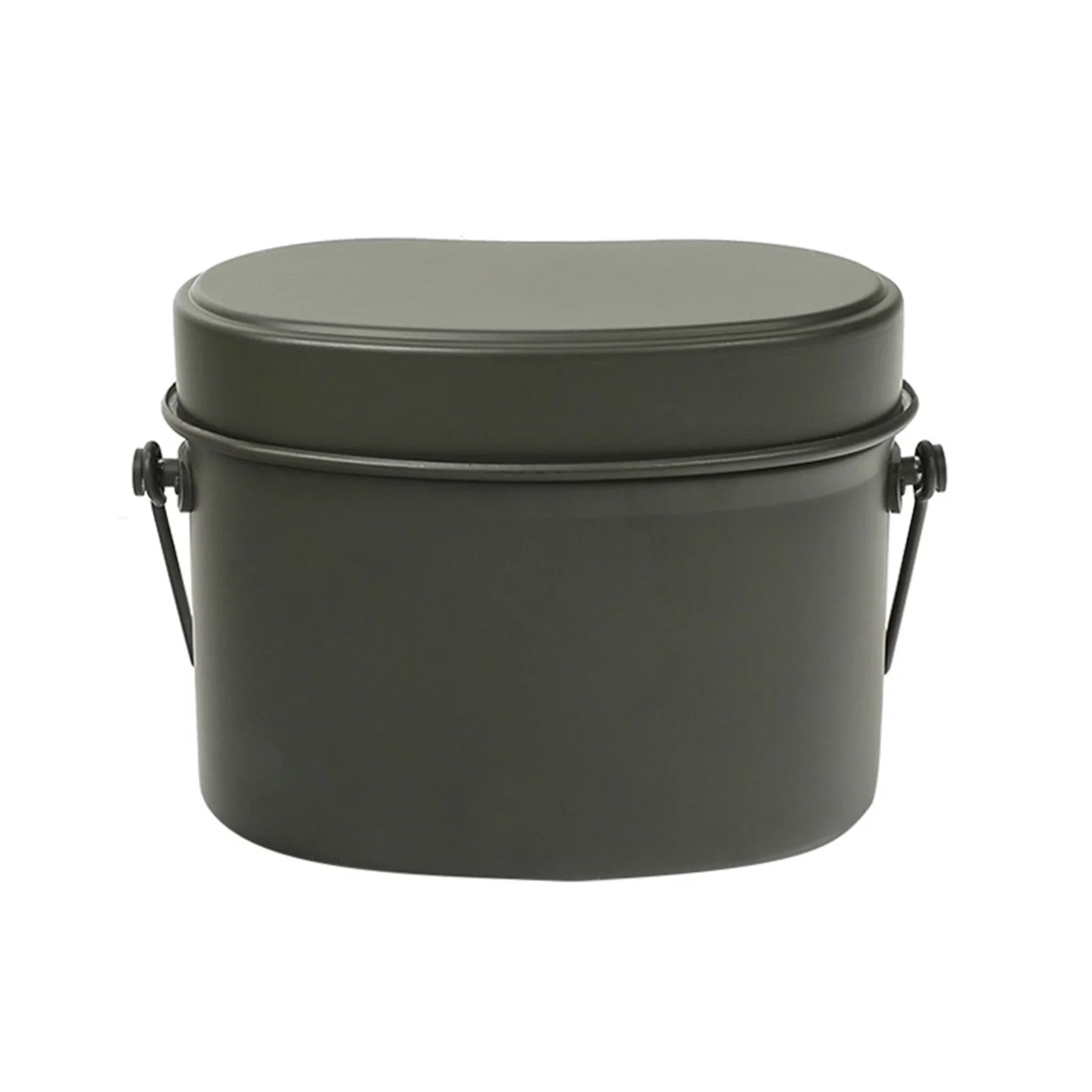 Maboto 1.2L/1.5L Outdoor Canteen Mess Tin Kit Camping Cookware Lunch Box Cooking Pot for Backpacking Fishing Hiking Picn