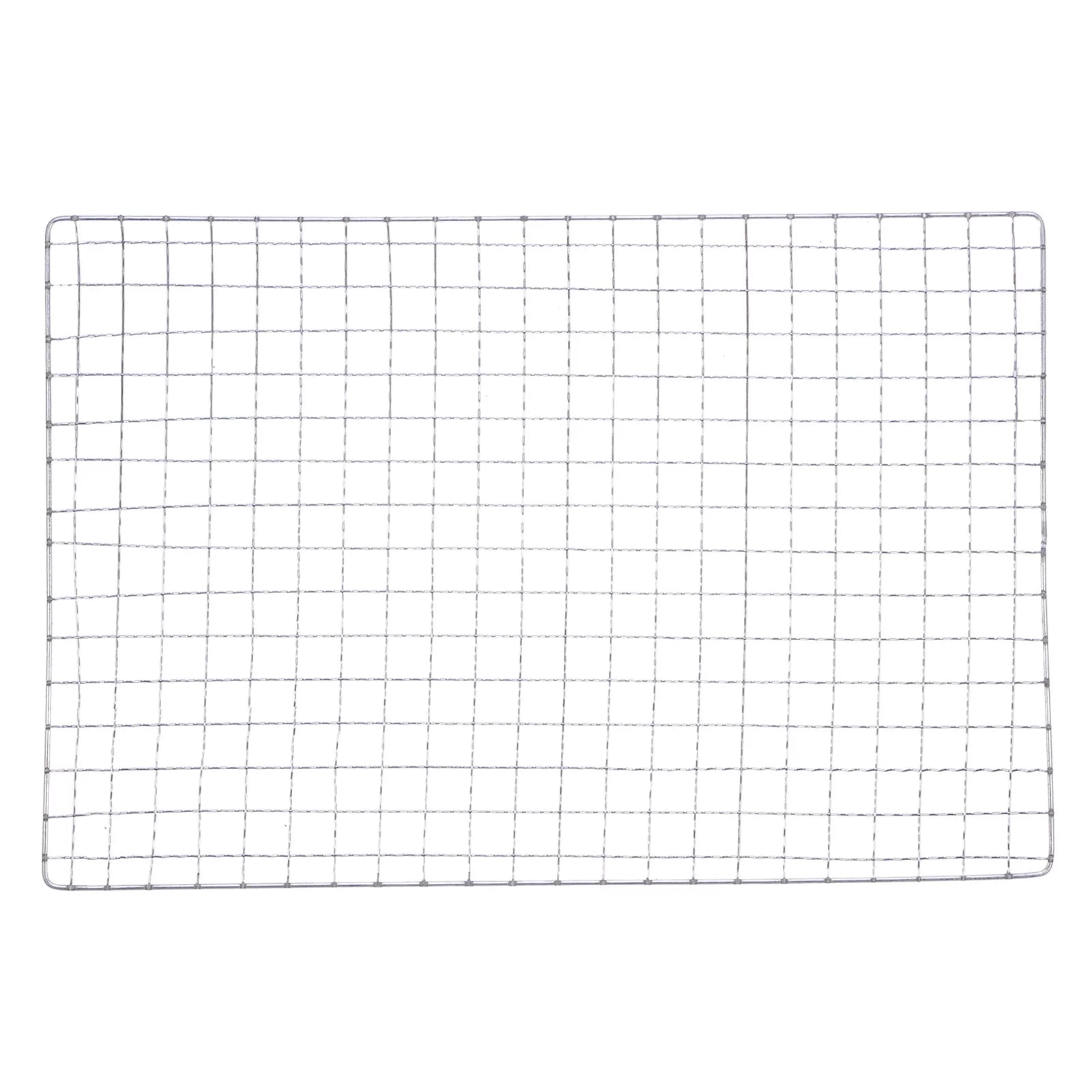 Uxcell 5 Packs Square BBQ Grill Net 7.9x11.8 Galvanized Iron Barbecue Mesh Mat for Baking Charcoal Grilling Roasting
