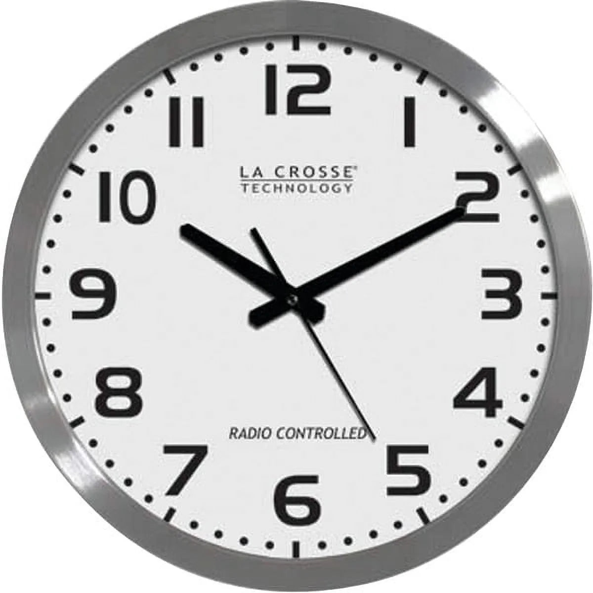 La Crosse Technology? La Crosse Technology? 16 Brushed-metal Atomic Wall Clock
